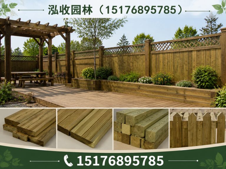 新乡防腐木展示图